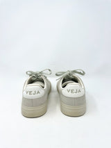 Campo Extra White in Natural Suede - The Shoe Hive