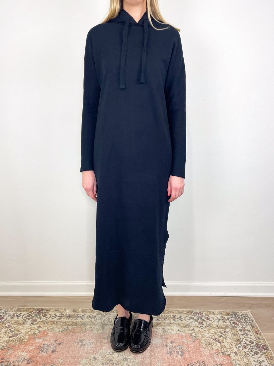 navy blue cape dress James Hooded Cape Dress in British Royal Navy exclusive at The Shoe – The  Shoe Hive