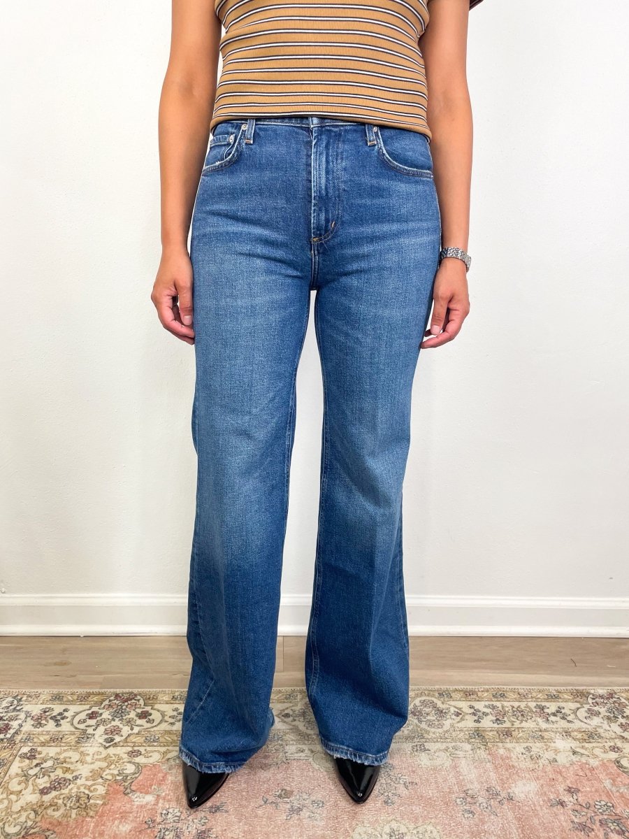 Kimberly 70's Flare in Cruise exclusive at The Shoe Hive