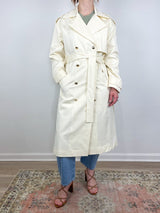 Layton Trench in Cream - The Shoe Hive