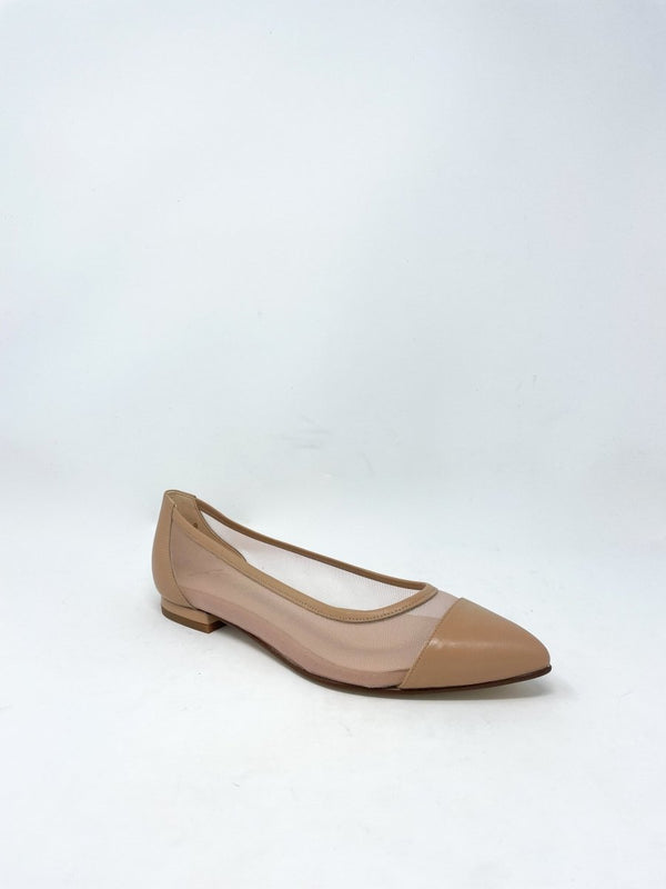 Mallory in Nude Mesh - The Shoe Hive