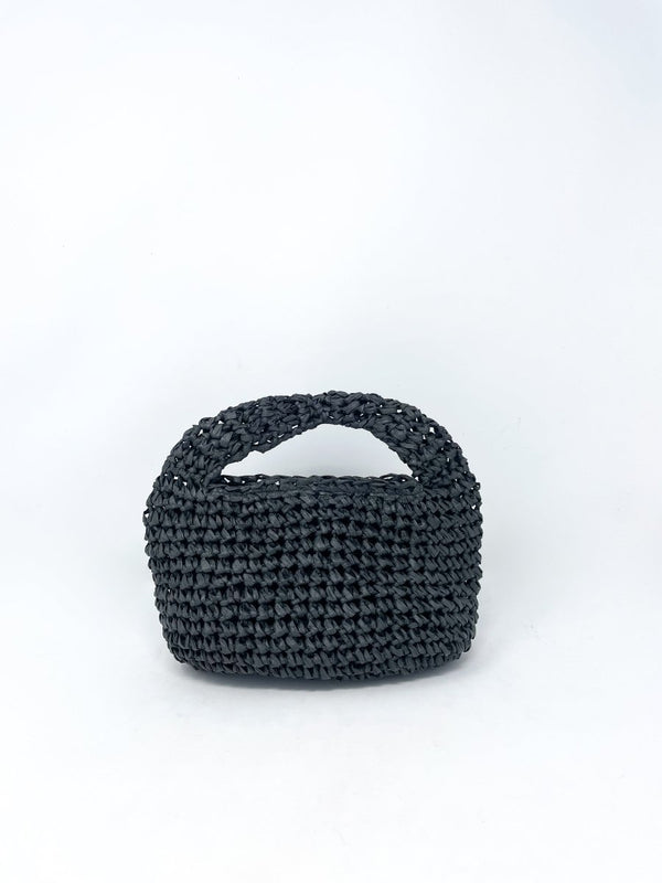 Micro Slouch Bag in Black - The Shoe Hive