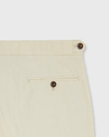 Side-Tab Sport Trouser in Stone Seersucker - The Shoe Hive