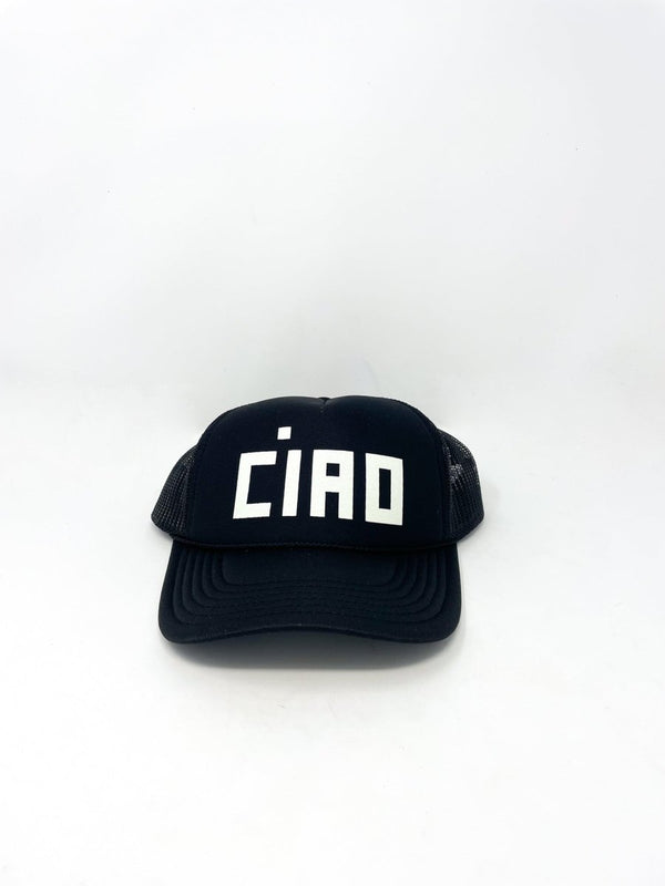 Trucker Hat (Ciao) in Black w/Cream - The Shoe Hive