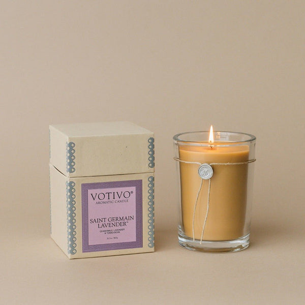 16.2oz Aromatic Candle in Saint Germain Lavender - The Shoe Hive