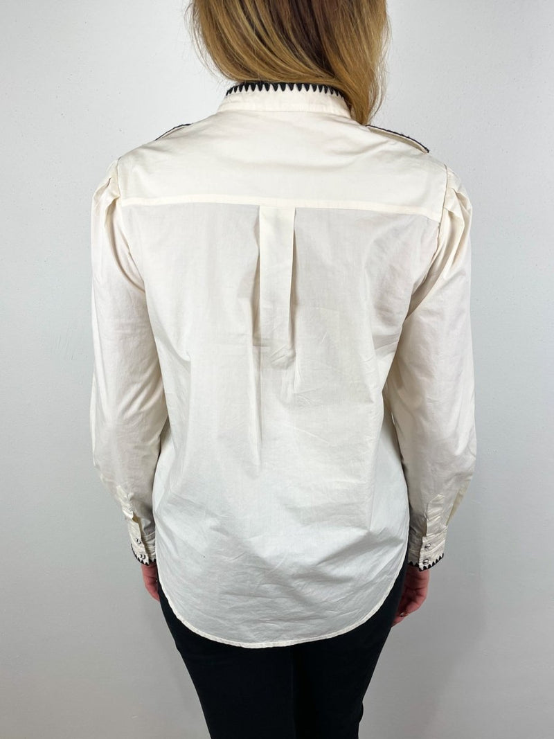 Betti Blouse in Ivory - The Shoe Hive
