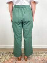 Canvas Drawstring Pant in Seagrass - The Shoe Hive