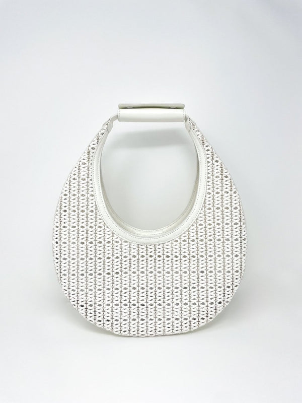Moon Woven Tote Bag in Paper - The Shoe Hive