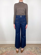 Nate Top in Dark Acorn Multi