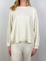 The Rehersal Sweatshirt in Washed White