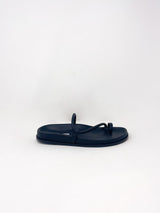 Bari Sandal Black w/ Black Sole