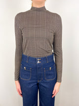 Nate Top in Dark Acorn Multi