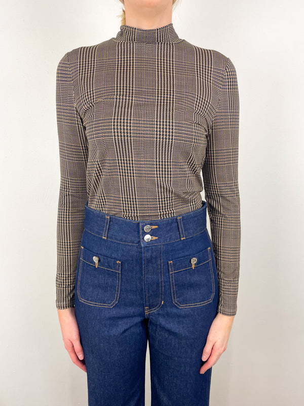 Nate Top in Dark Acorn Multi