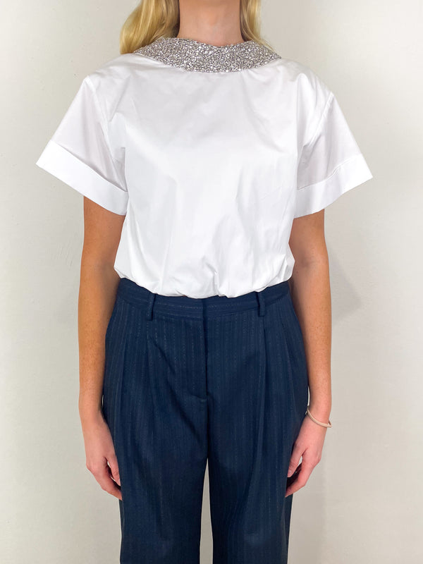 Forever and Always w/Crystal Collar in White