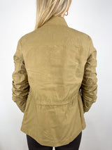 M65 Jacket in Khaki Dry Wax Cotton
