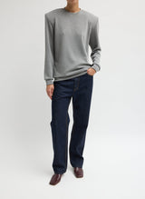 Feather Weight Viscose Removable Shoulder Pad LS in Grey