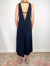 4 Ply Silk V-Neck Dress w/Bra