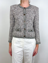 Rexton Cardigan in Dove Multi