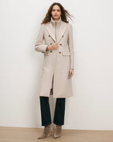 Stryder Dickey Coat in Oyster Melange