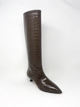 Robyn in Cedar Embossed Croc