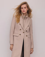 Stryder Dickey Coat in Oyster Melange