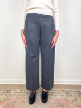 Orion Wide Leg Trousers in Charcoal