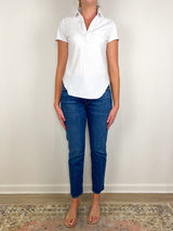 Charlotte Perfect Polo in White