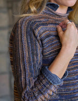 Monterey Rolled Neck Sweater in Harvest