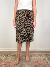Skirt in Brown Olive