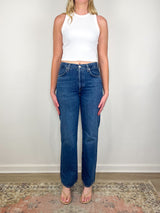 The Cropped Not So Basic Tank in White