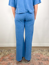 Nora Pull On Pant in Oceanic