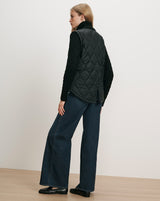 Patra Mixed Media Jacket in Black