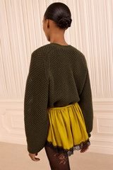 Ronan Knit Pullover in Militaire