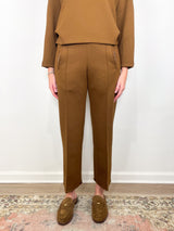 Galaxy Semi-Wide Trousers in Caramel