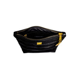 Charmer in Black Python Leather