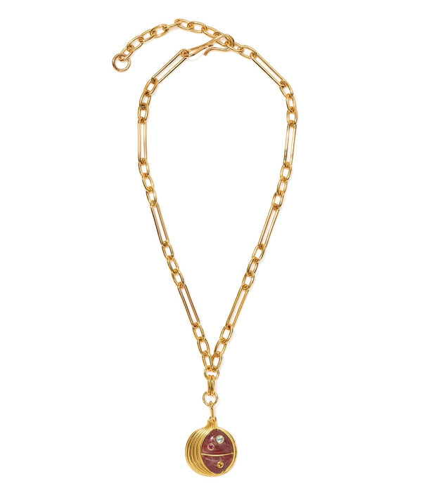 Pomegranate Pendant Necklace in Multi