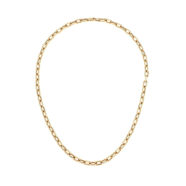 4mm Wide 16" Italian Chain Link Necklace - The Shoe Hive