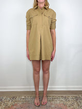 Lennon Dress in Dark Khaki