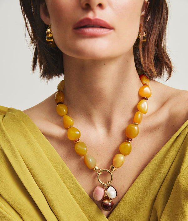Cordoba Charm Necklace in Multi