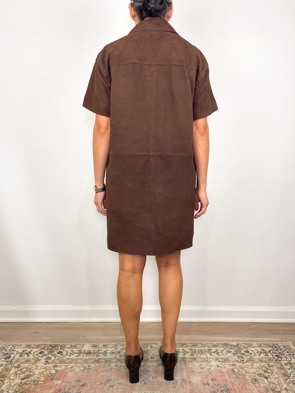 Tabby Dress in Chocolate