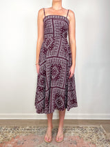 Kitt Dress in Raisin/Dove