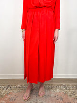 Skirt in Fire Red