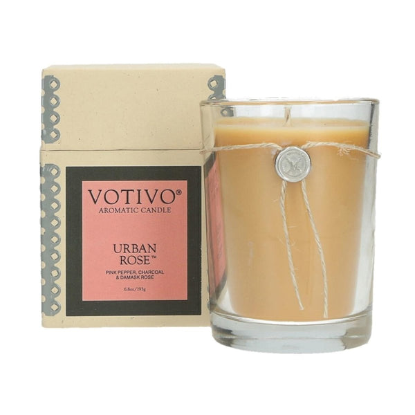 6.8oz Aromatic Candle in Urban Rose - The Shoe Hive