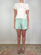 Shelley Tee Surfer in Washed Buttercream