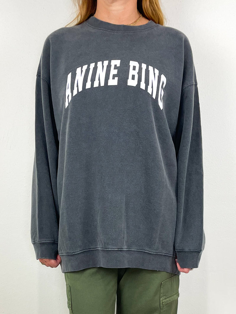 Anine Bing Tyler Sweatshirt Washed Lavender • Price »