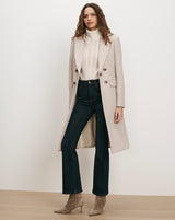 Stryder Dickey Coat in Oyster Melange