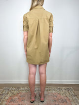 Lennon Dress in Dark Khaki