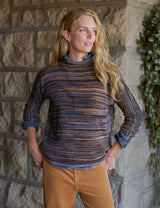 Monterey Rolled Neck Sweater in Harvest