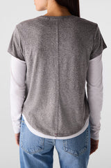 Forever Tee in Heather Grey
