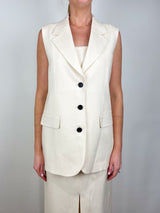 Sara Vest in Cream